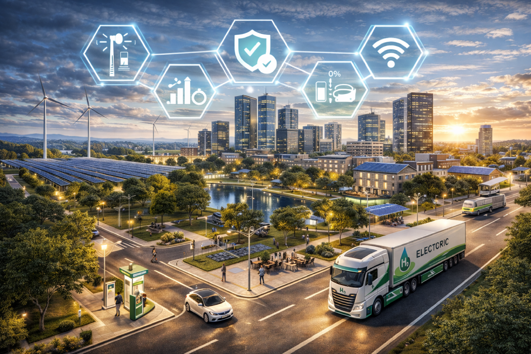 Ecossistema urbano inteligente com eficiência energética